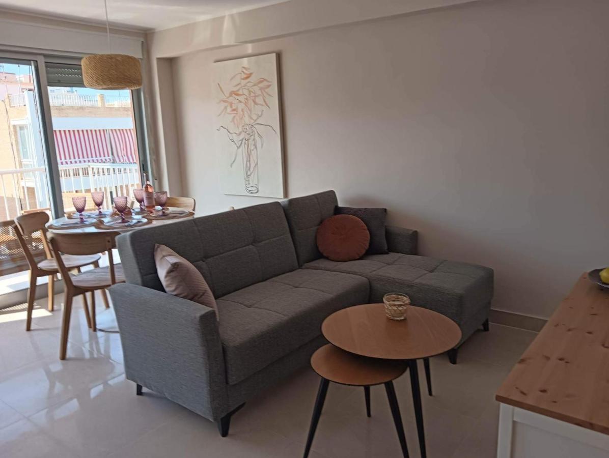 Apartamento Alejandro Gandia Playa Con Vistas Al Mar, Parking! Playa de Gandia Esterno foto