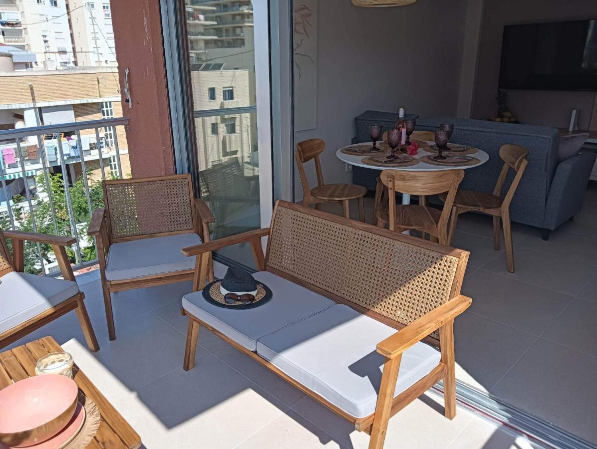 Apartamento Alejandro Gandia Playa Con Vistas Al Mar, Parking! Playa de Gandia Esterno foto